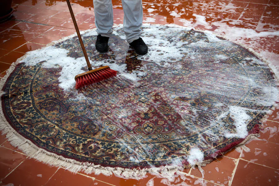 area rug washing service